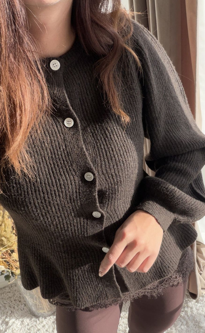 Pieces Cardigan - Silly - Delicioso Melange