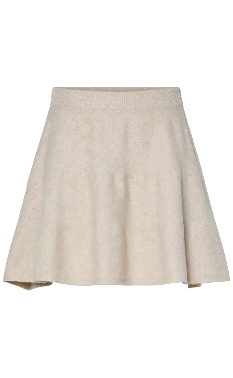 Pieces Nederdel - Familla - Silver Gray