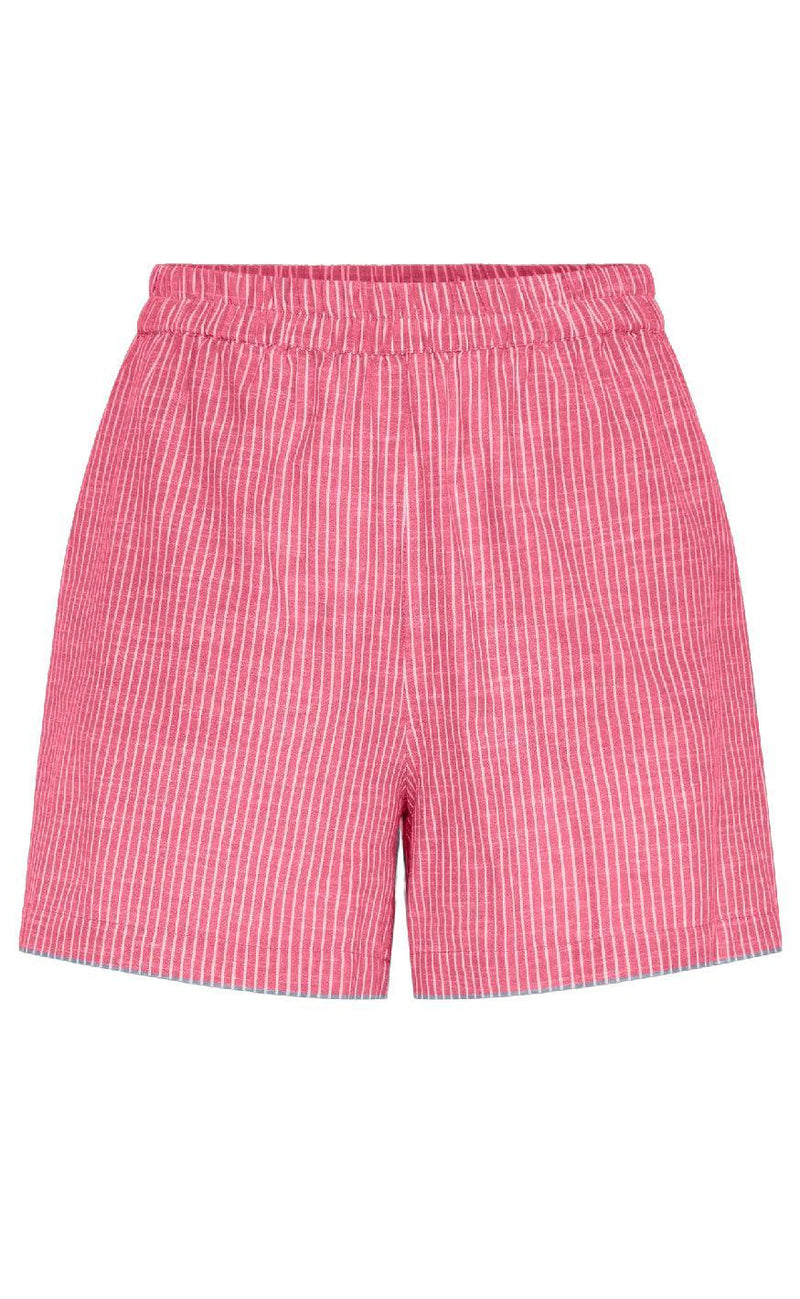 Pieces Shorts - Apia - Pink Lemonade/Bright White