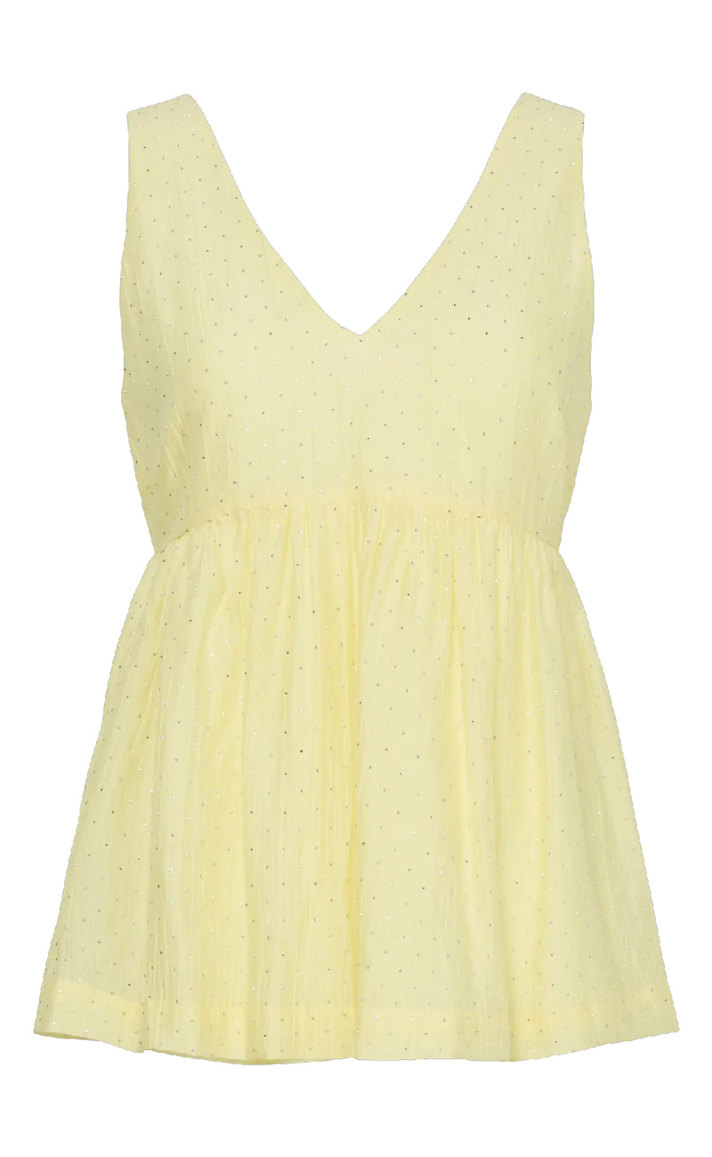 Pieces Top - Falina - French Vanilla