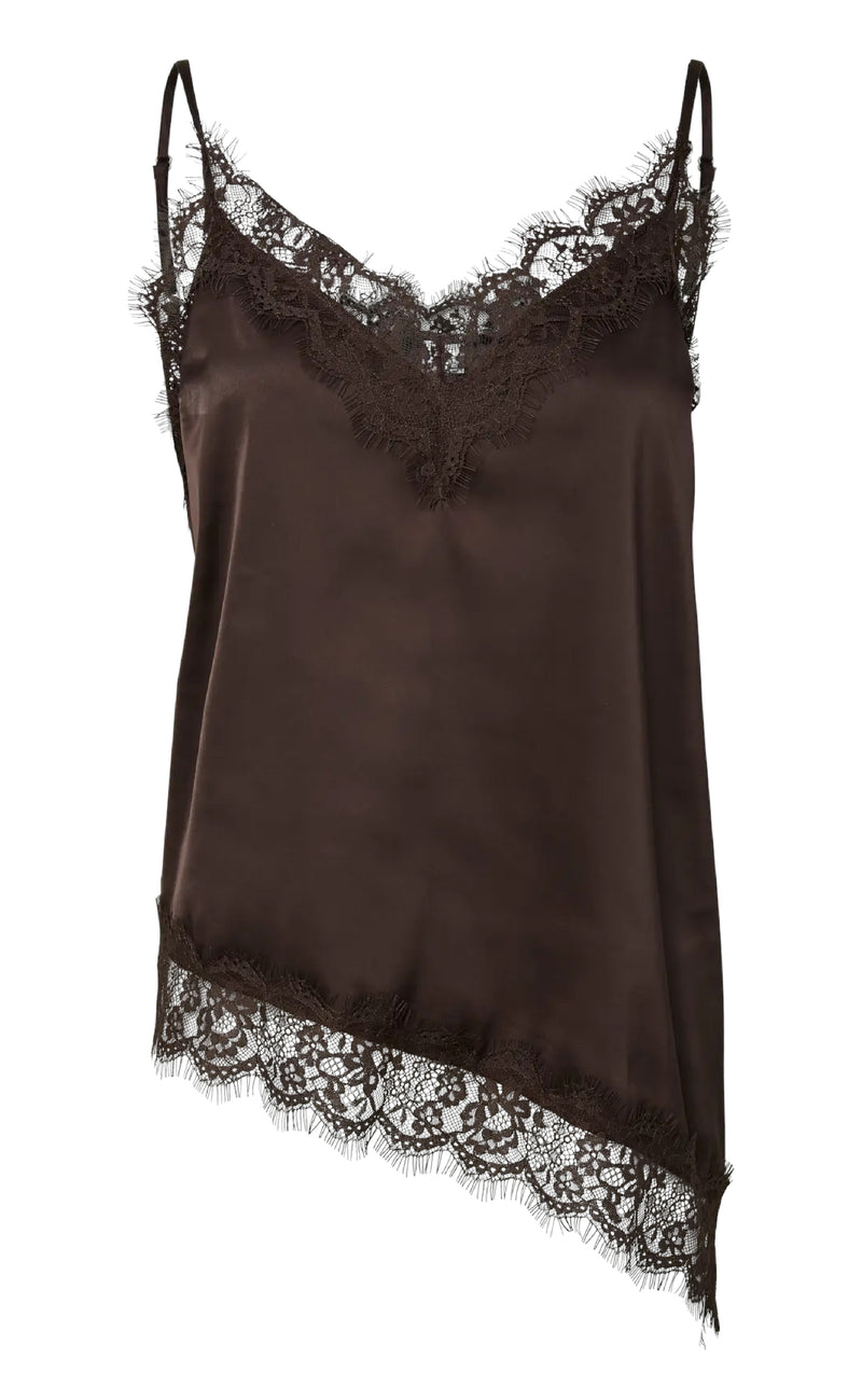Pieces Top - Nomi Strap - Hot Fudge