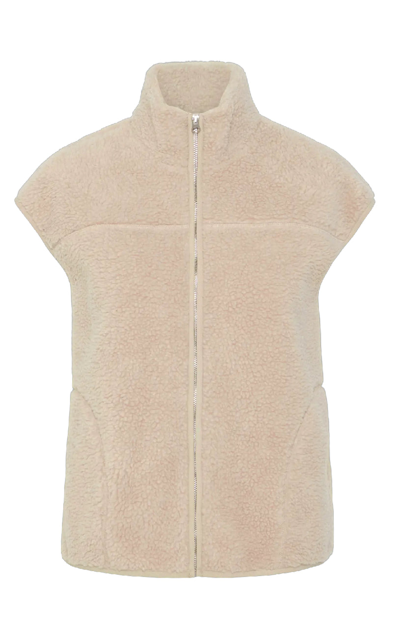 Pieces Vest - Sadia - Silver Gray