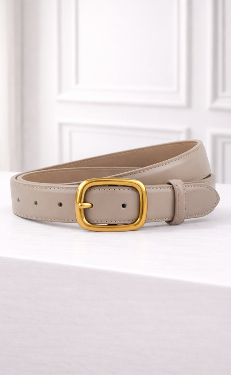 Say INA Copenhagen Bælte - Sally PU Leather - Beige