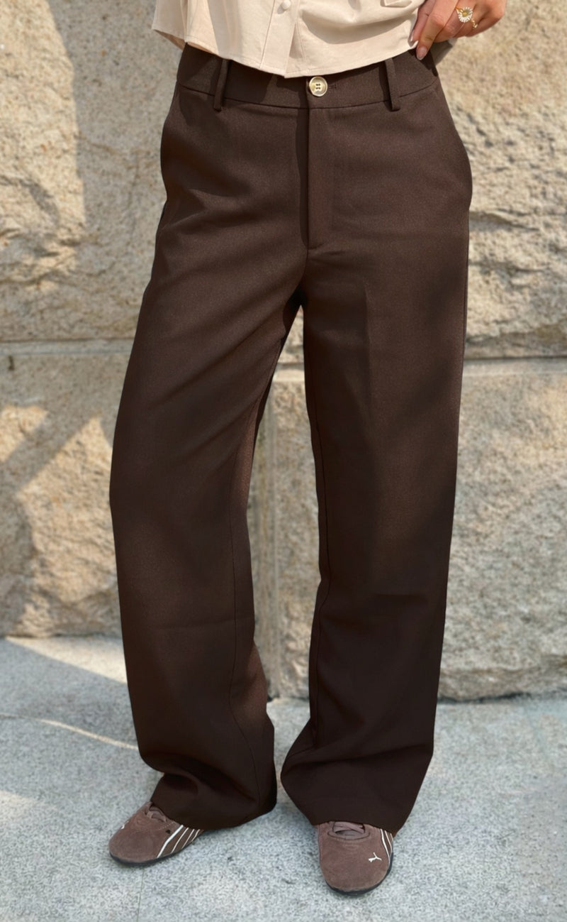 Say INA Copenhagen Bukser - Laura Suit - Dark Brown