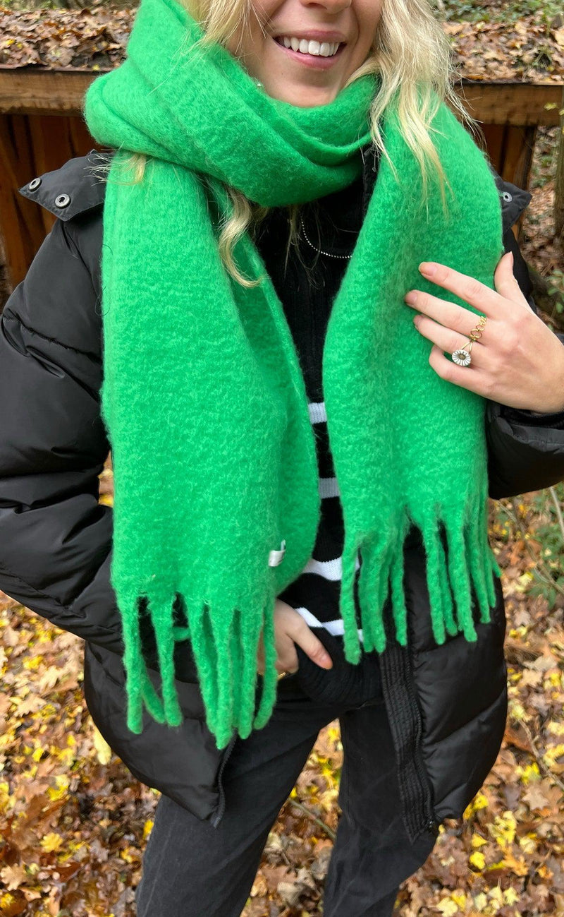 Say INA Copenhagen Halstørklæde - Gry - Green