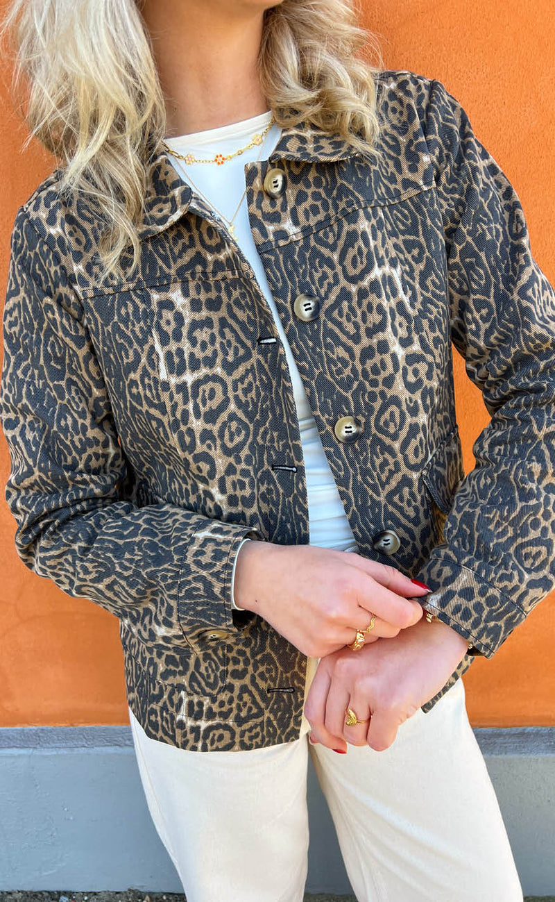Say INA Copenhagen Jakke - Sica - Leopard