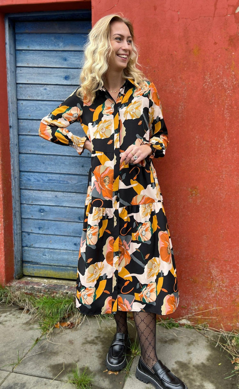 Say INA Copenhagen Kjole - Anna - Mixed Big Flower