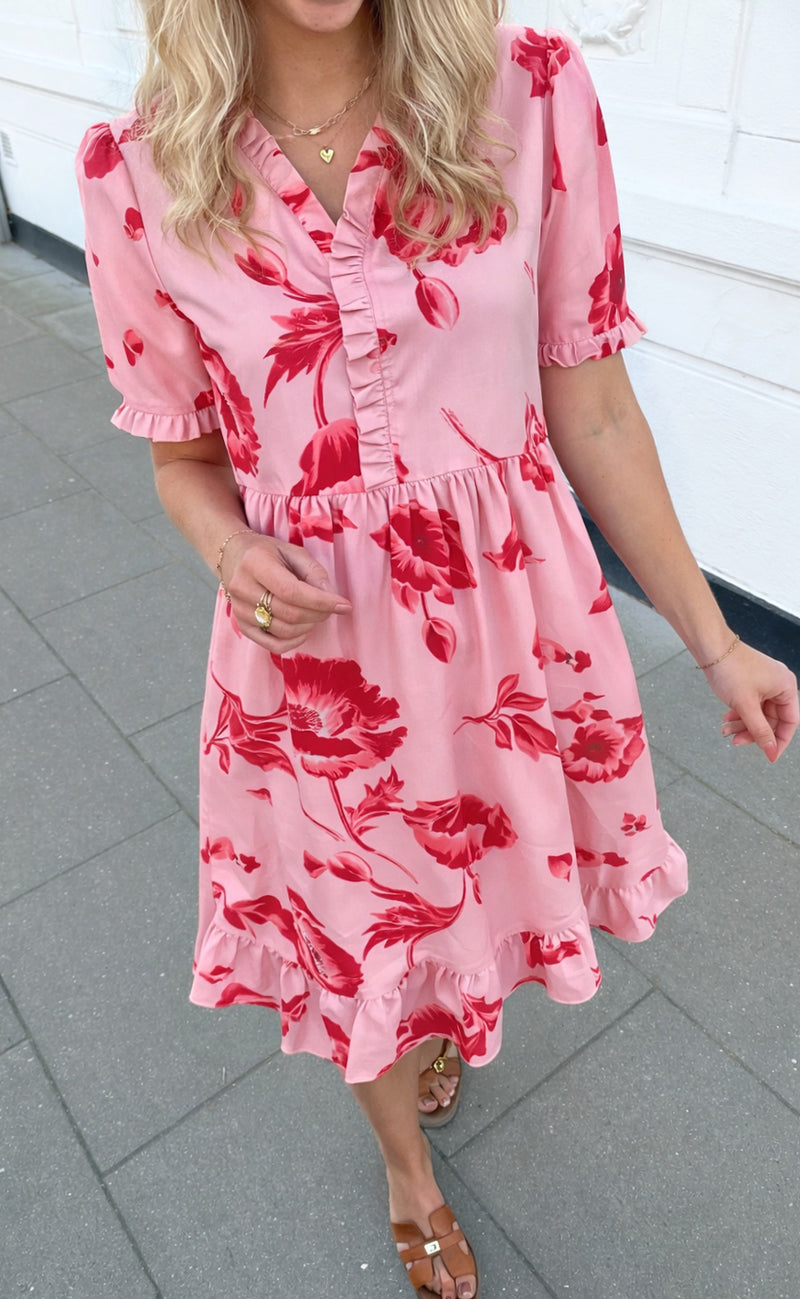 Say INA Copenhagen Kjole - Catja Summer - Rosy Flower