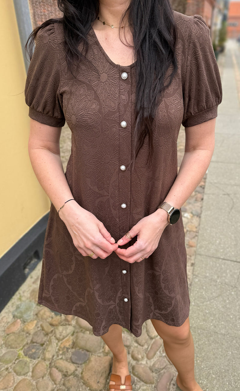 Say INA Copenhagen Kjole - Fia - Dark Brown