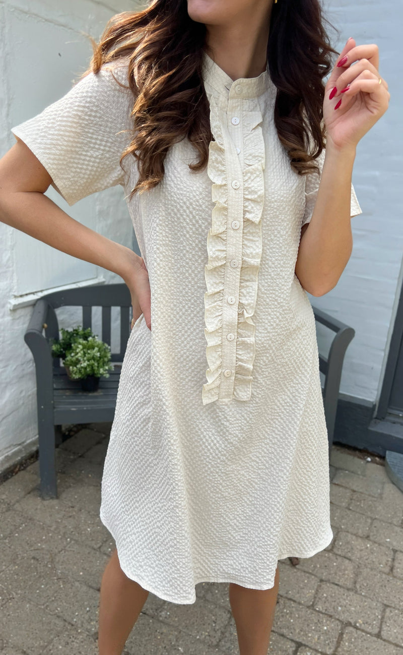 Say INA Copenhagen Kjole - Flora - Beige