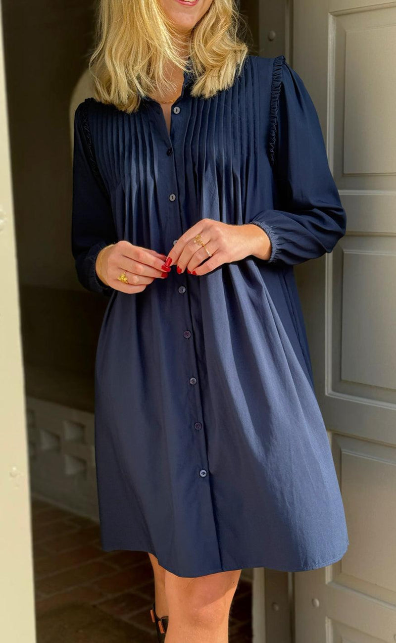 Say INA Copenhagen Kjole - Loui - Navy Blue