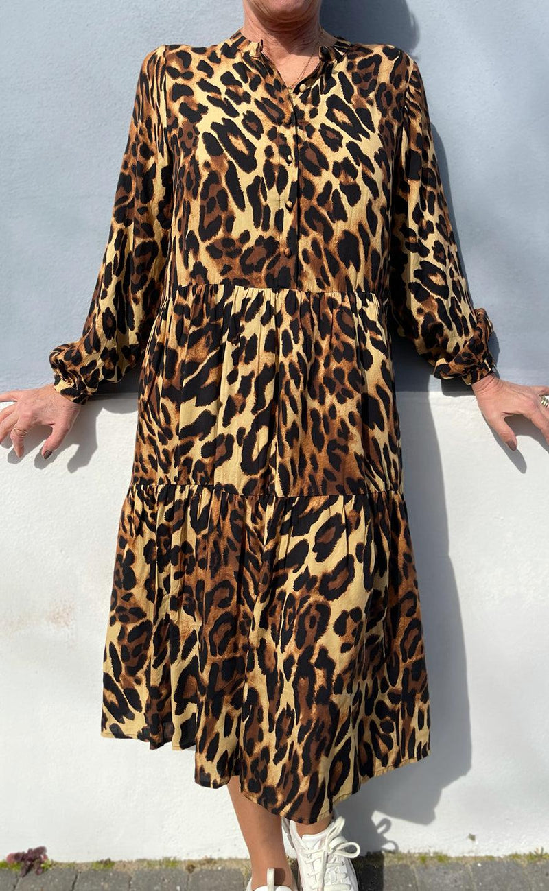 Say INA Copenhagen Kjole - Maiken - Leopard