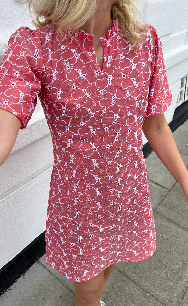 Say INA Copenhagen Kjole - Salina - Rosey Embroidery Flower