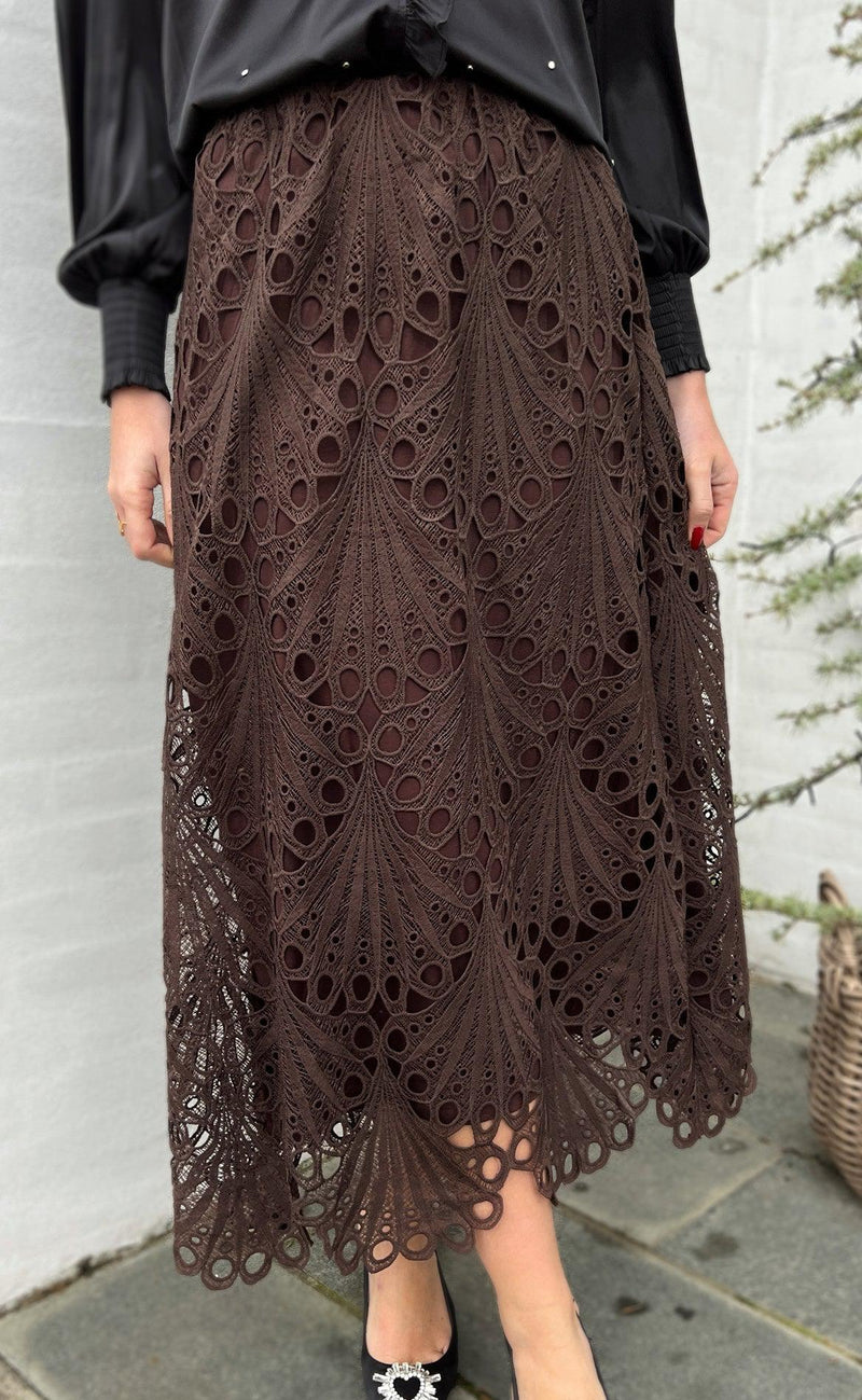 Say INA Copenhagen Nederdel - Taylor - Chocolate Brown