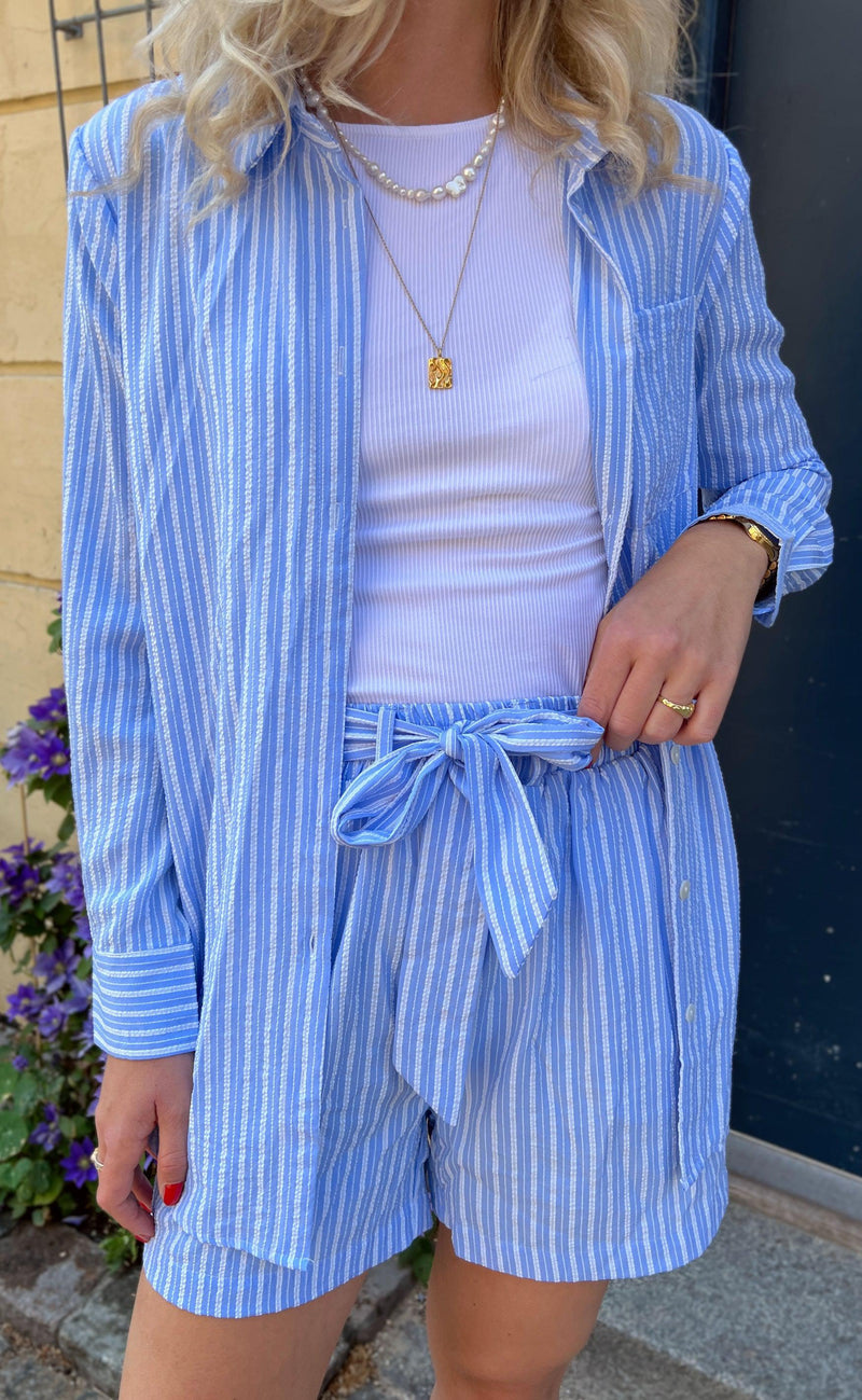 Say INA Copenhagen Skjorte - Grace - Blue/White Stripe