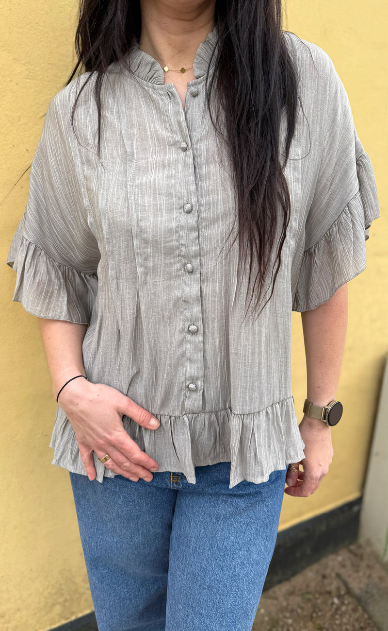 Say INA Copenhagen Skjorte - Michela - Greyish