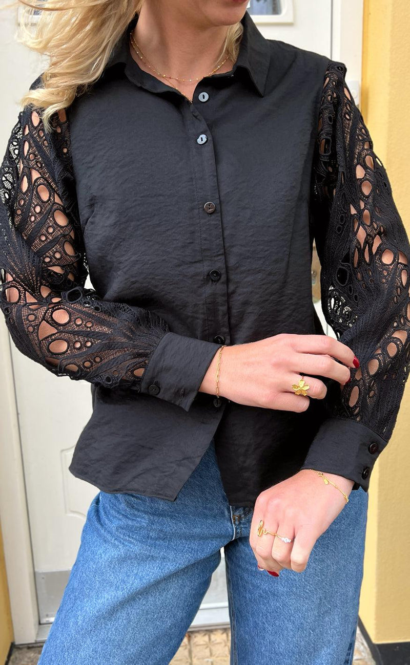 Say INA Copenhagen Skjorte - Mitty - Black