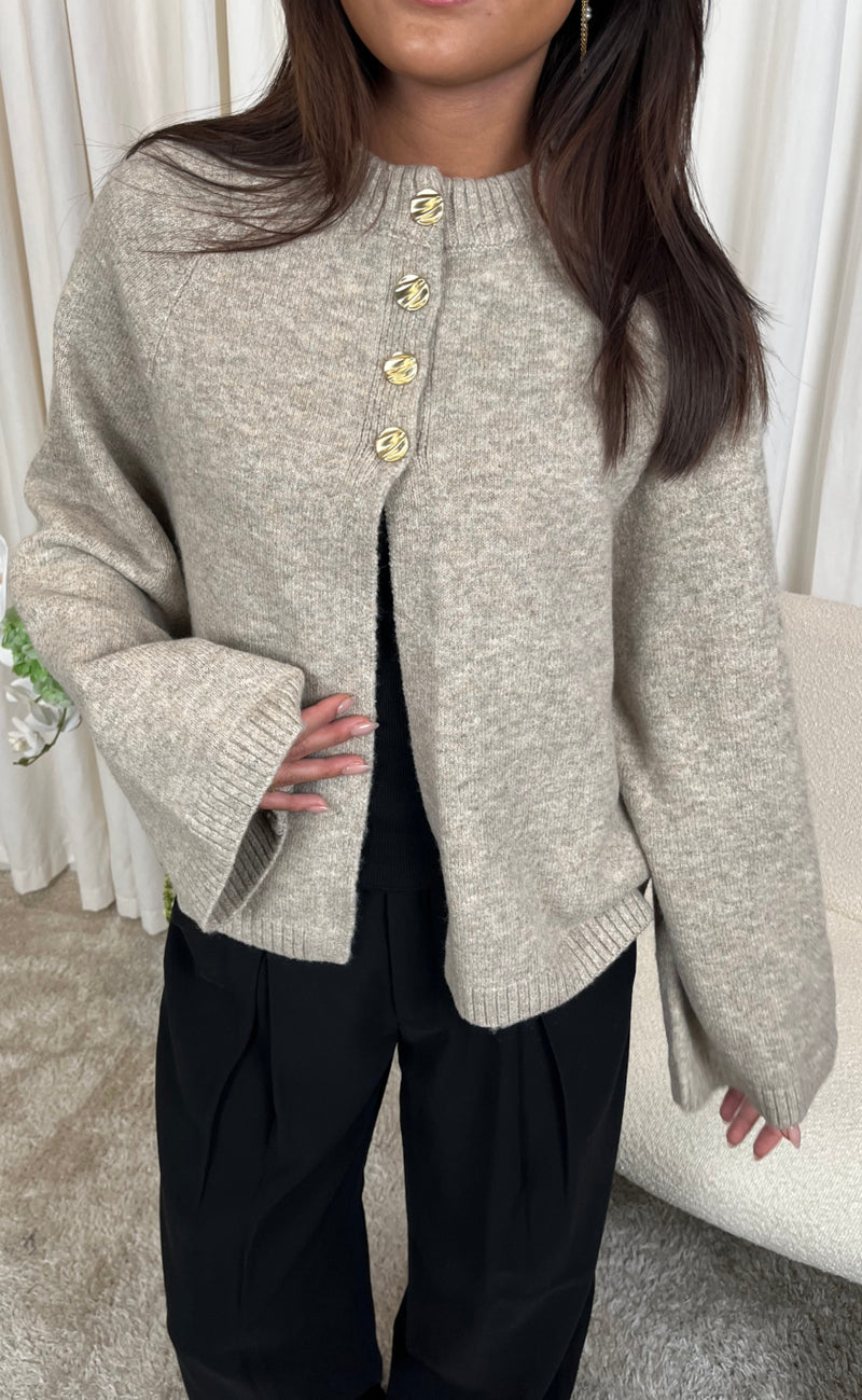 Say INA Copenhagen Strik - Kamilla Knit - Beige Melange
