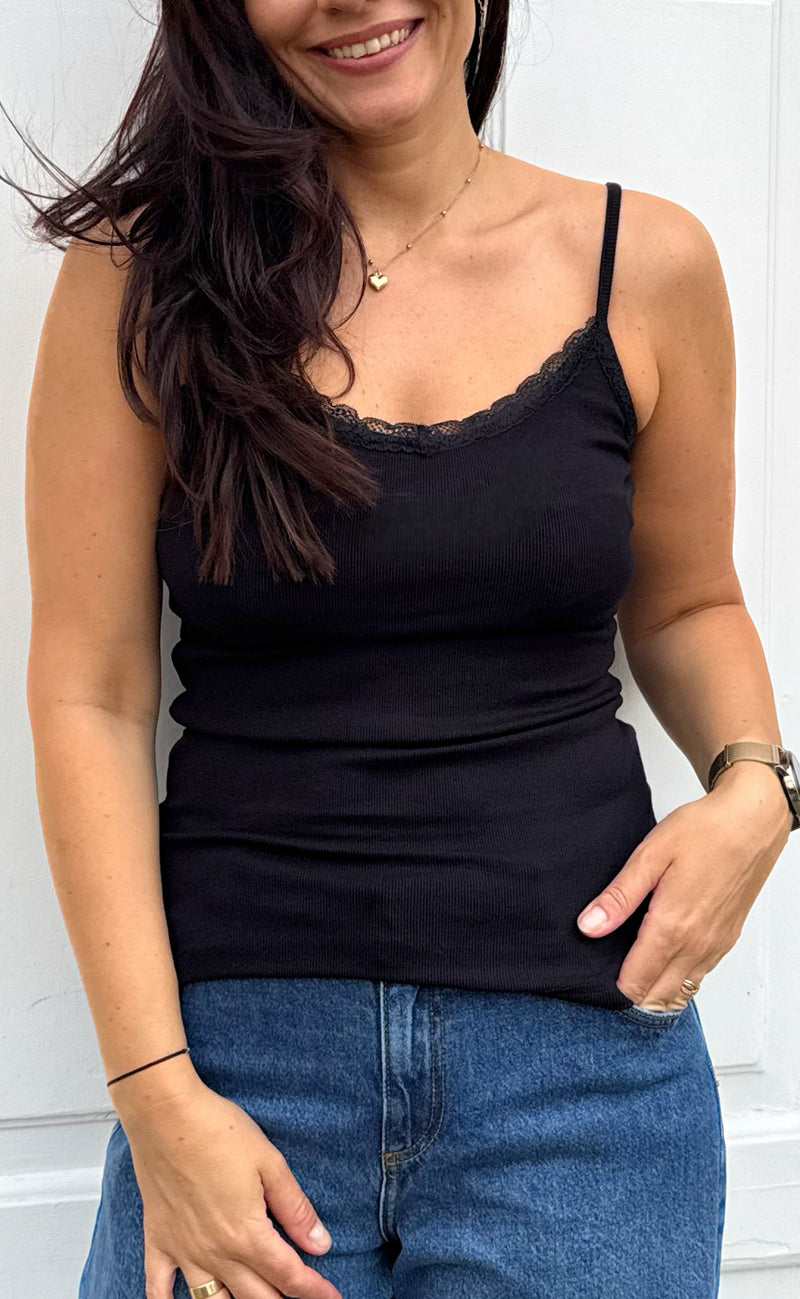 Say INA Copenhagen Top - Benedicte - Black