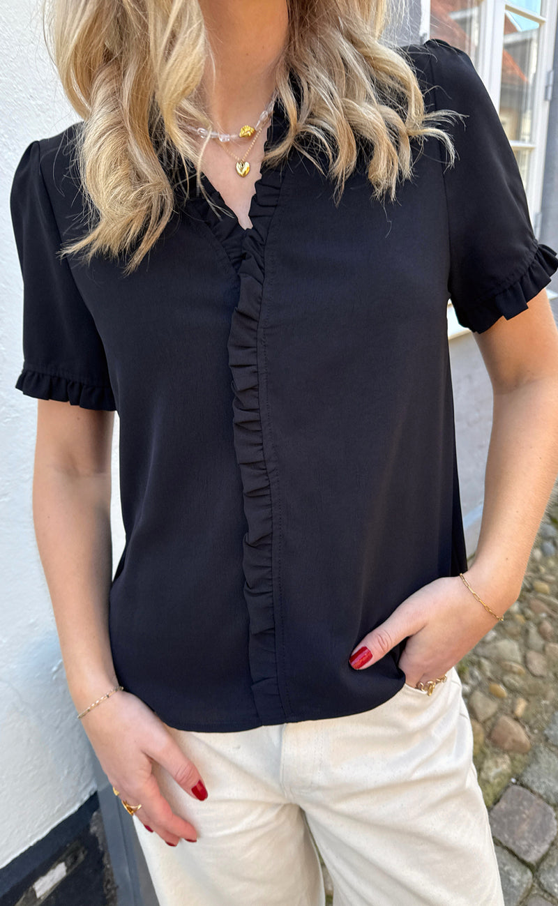 Say INA Copenhagen Top - Catja - Black
