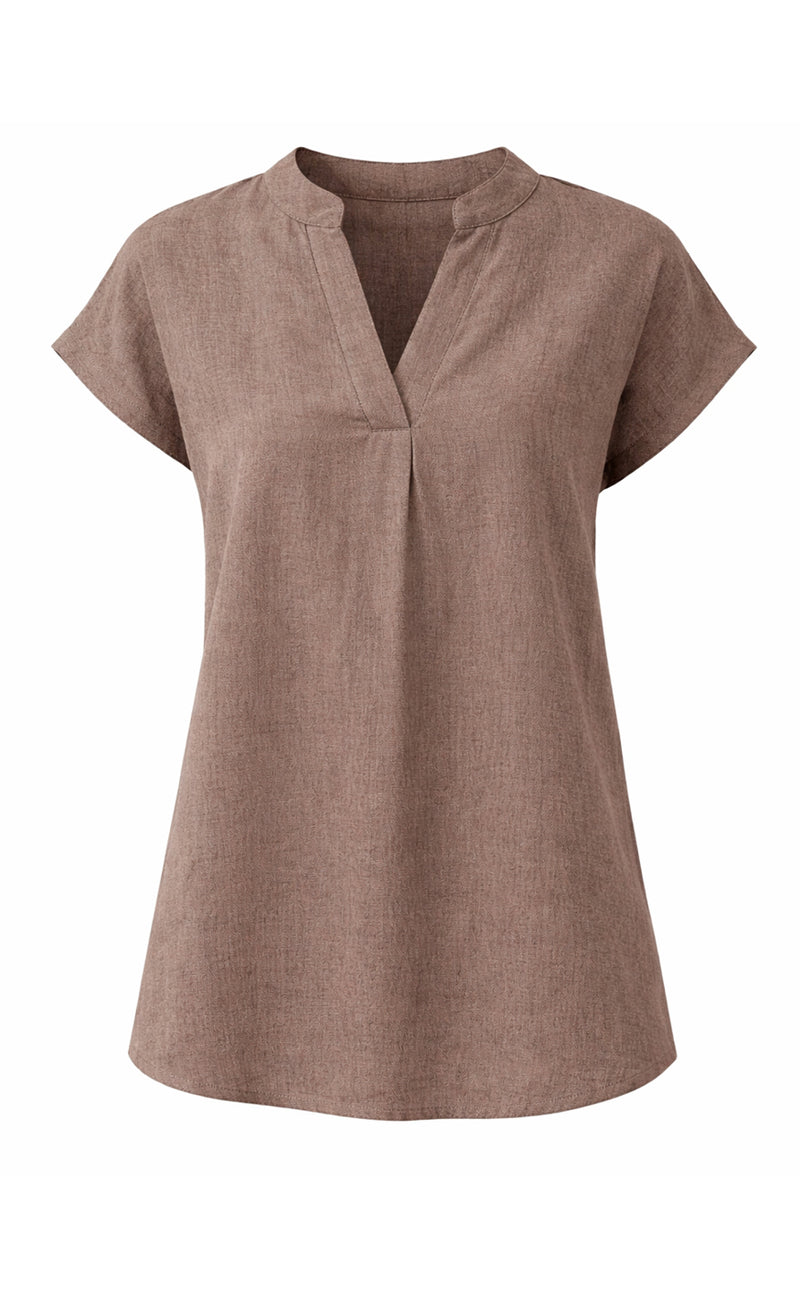 Say INA Copenhagen Top - Laura Linen - Brown
