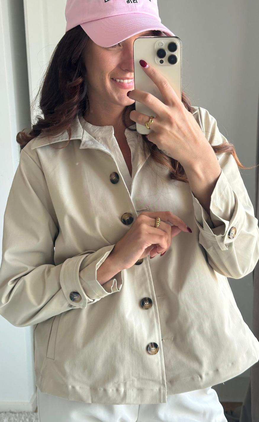 Say INA Copenhagen Trenchcoat - Louisa Short - Beige