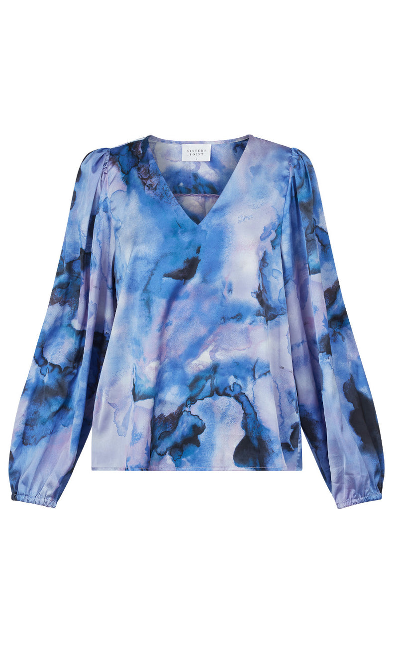 Sisters Point Bluse - Ventia-V.LS5 - Blue Marble
