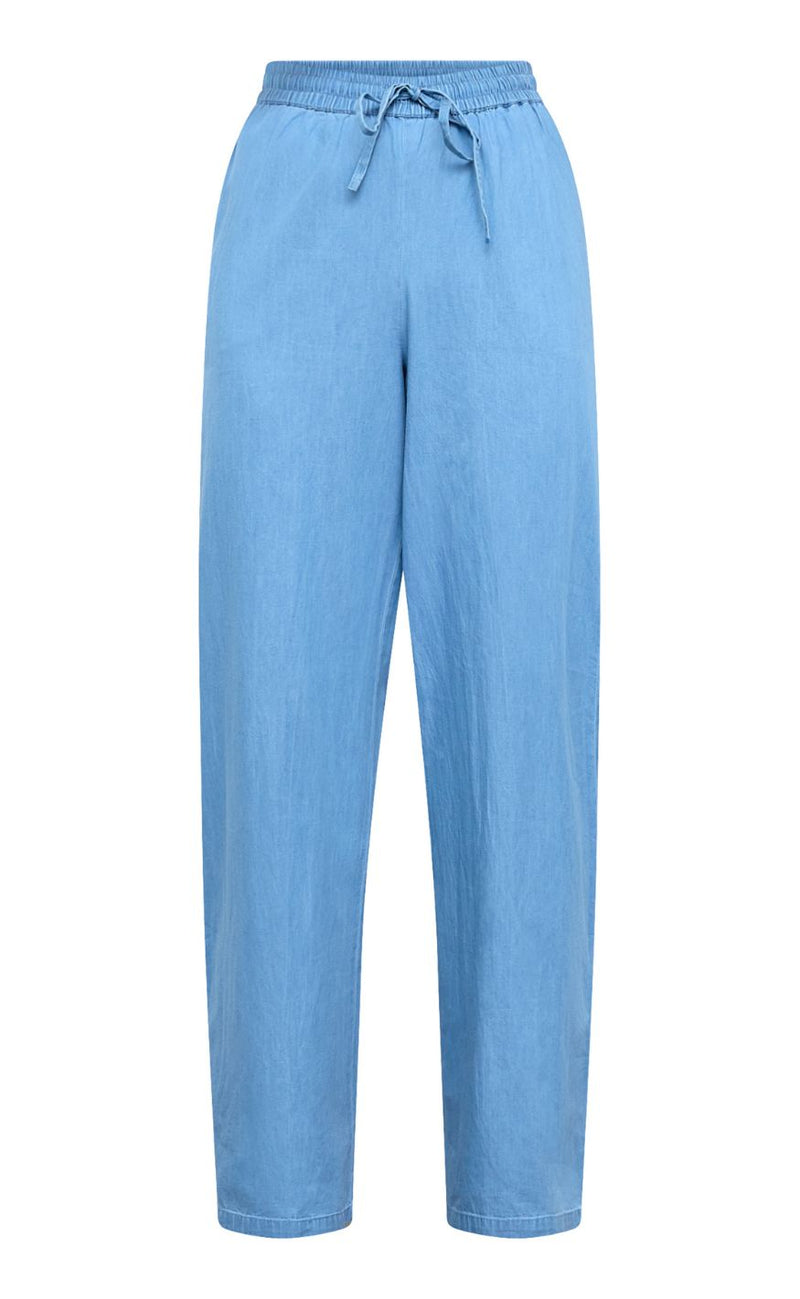 Sisters Point Bukser - ELLA-PA52 - L. Blue Denim