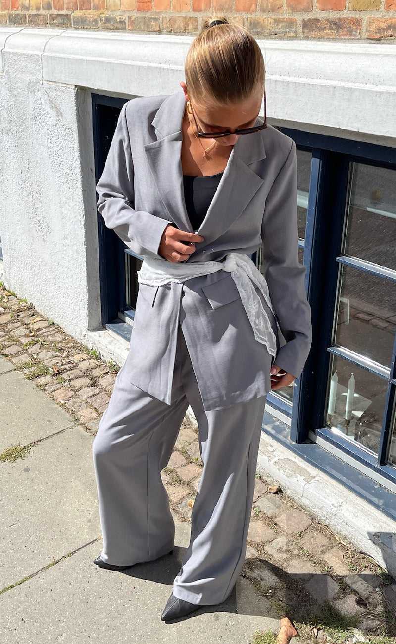 Sisters Point Blazer - Viksa-BL - Grey Mel.