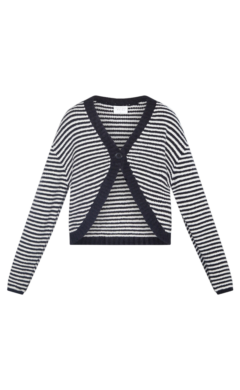 Sisters Point Cardigan - Helva - Black/Cream