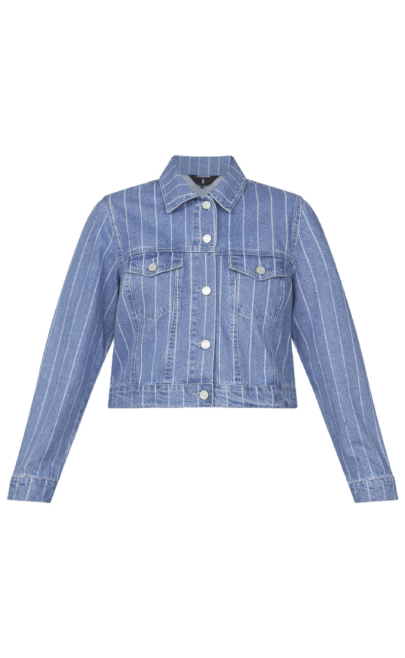 Sisters Point Jakke - Obita-Ja - Medium Blue/Stripe