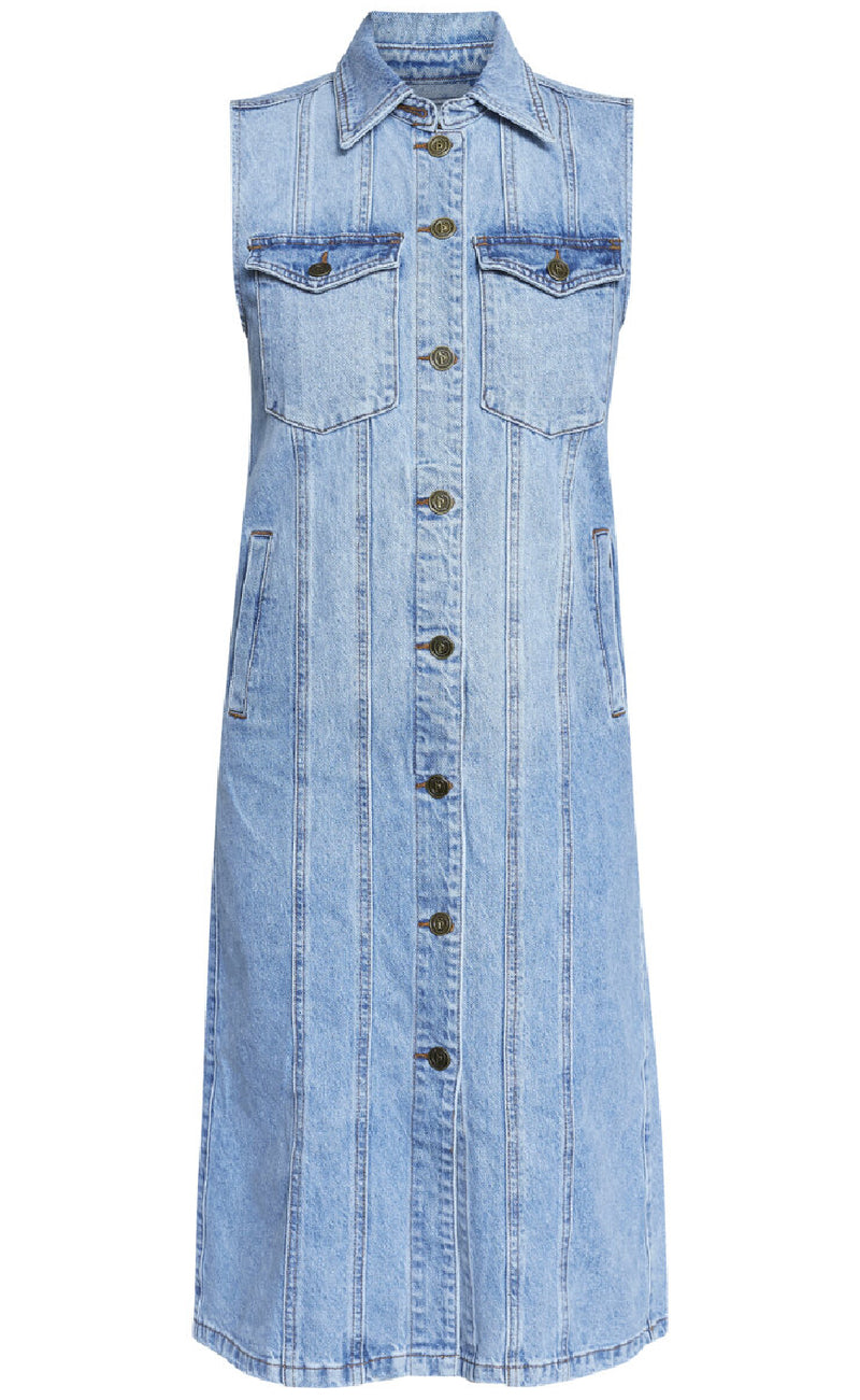 Sisters Point Kjole - Faisa-DR - M. Denim Wash