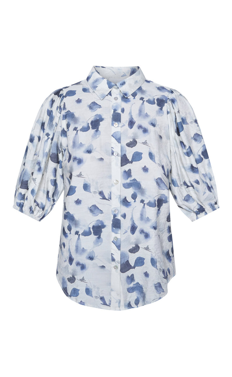 Sisters Point Skjorte - Ella-SH73 - Cream/Blue