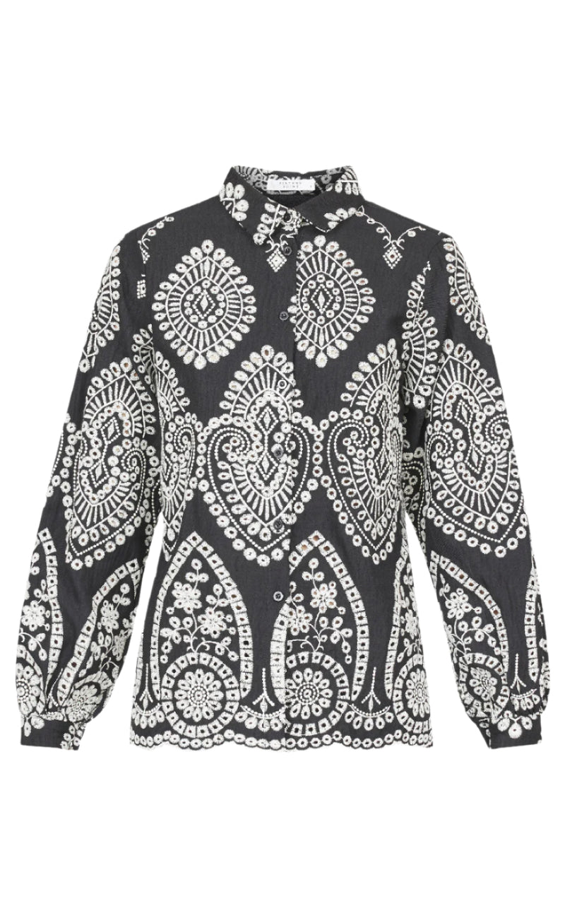 Sisters Point Skjorte - Gada-SH57 - Black/Cream