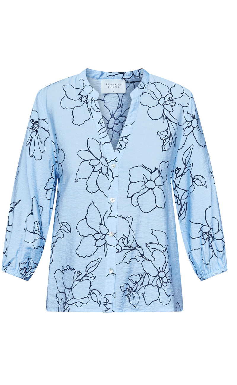 Sisters Point Skjorte - Viaba-SH5 - L. Blue/Navy