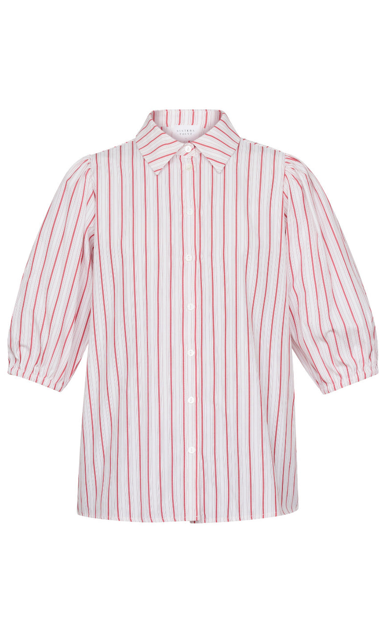 Sisters Point Skjorte - Vibby-SH6 - Cream/Ruby