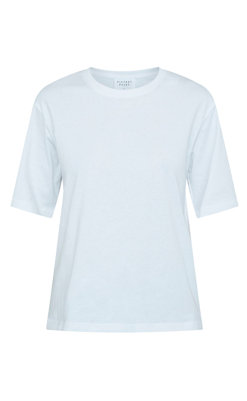 Sisters Point T-shirt - Heda-LOOSE.SS13 - White/Lemon