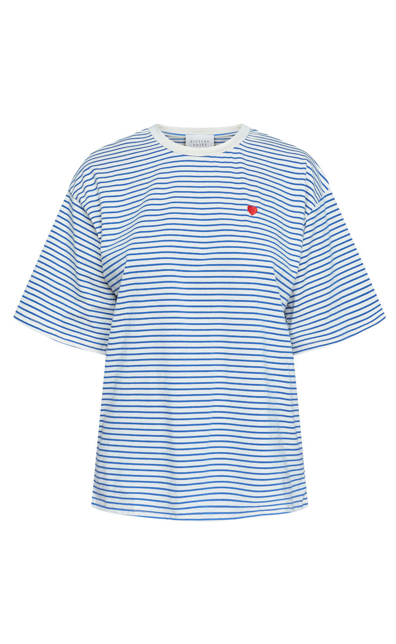 Sisters Point T-shirt - Vez-SS - Cream/Blue