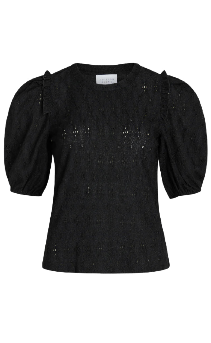 Sisters Point Top - Eina-V.SS1 - Black