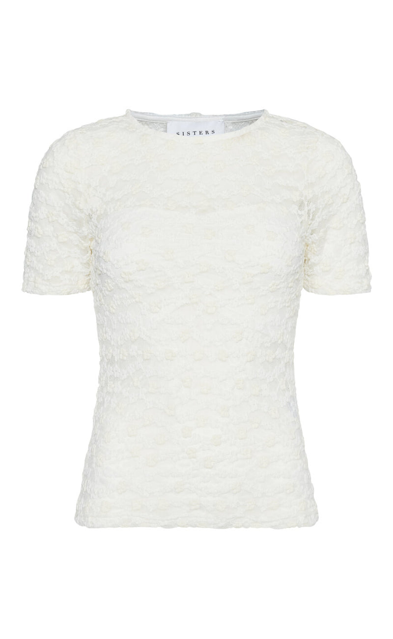 Sisters Point Top - Vassy-SS - Cream