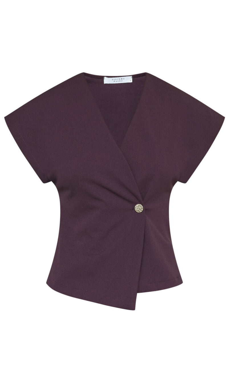 Sisters Point Vest - Gevela - Deep Bordeaux
