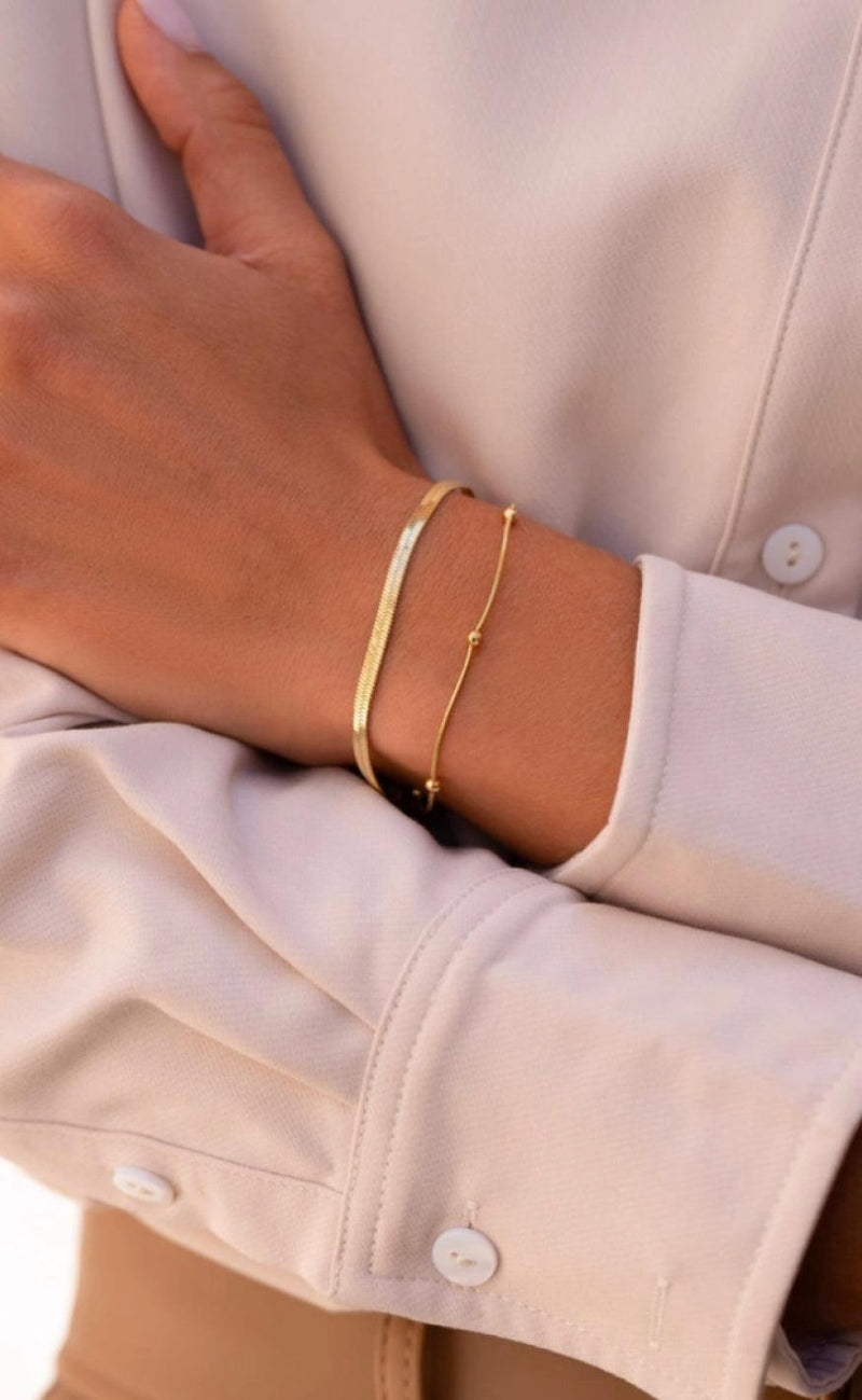 Smykkeli Copenhagen Armbånd - Barcelona - Gold Colour