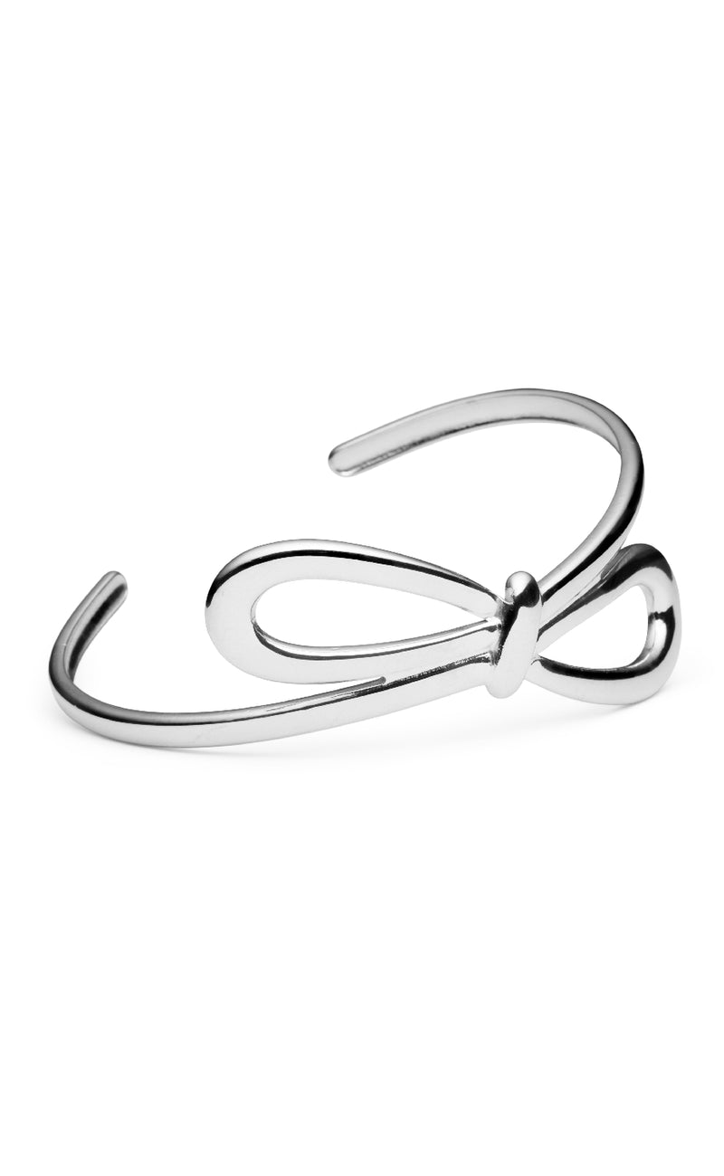 Smykkeli Copenhagen Armbånd - Chunky Bow - Silver Colour