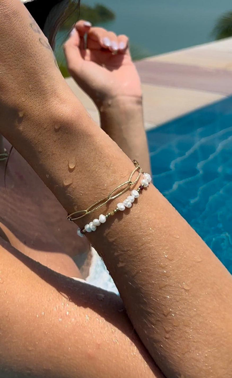 Smykkeli Copenhagen Armbånd - Cologne - Gold Colour