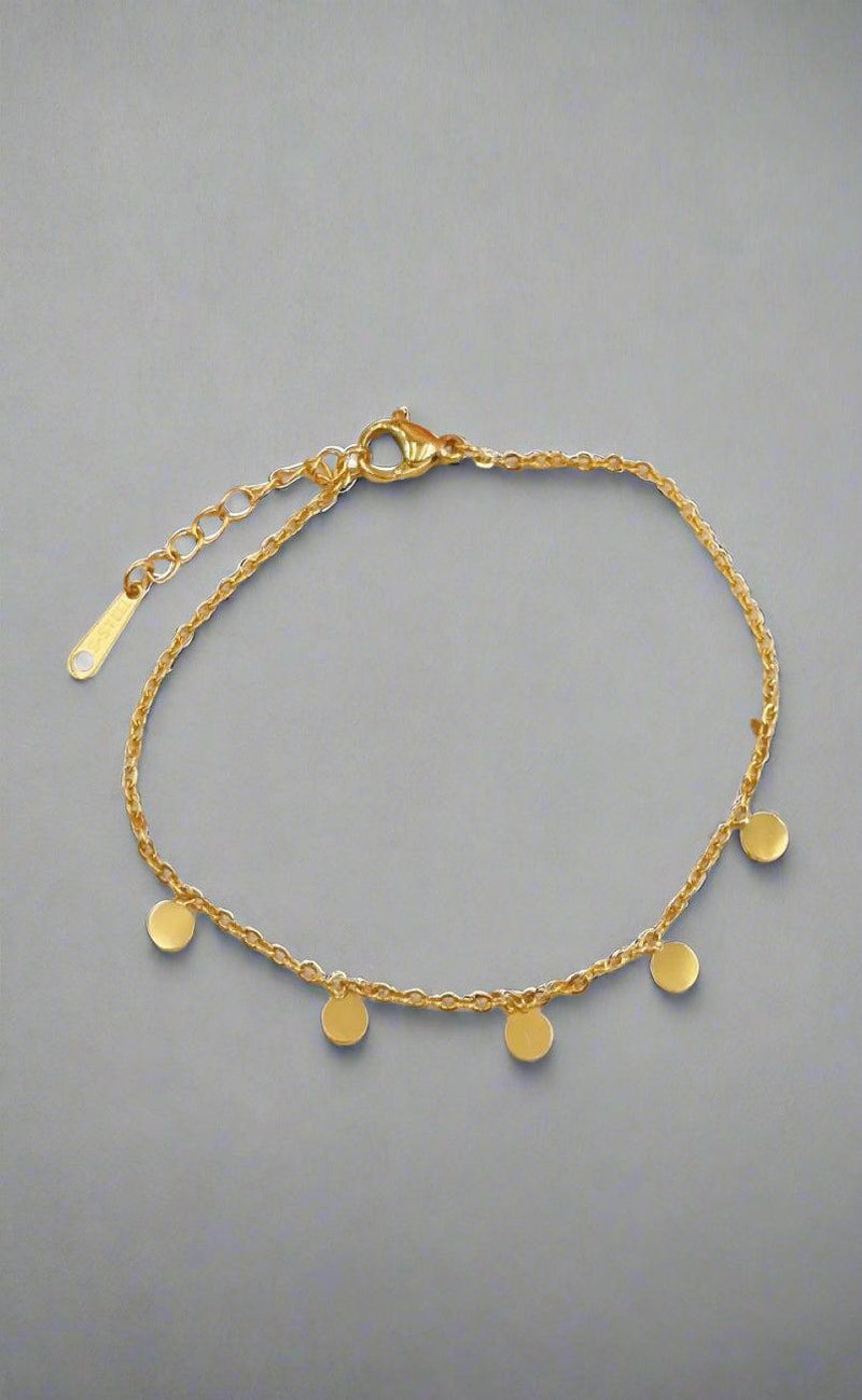Smykkeli Copenhagen Armbånd - Helsinki - Gold Colour Dots