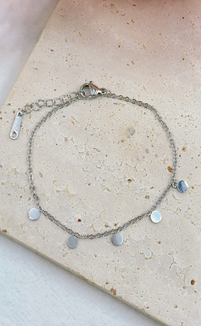 Smykkeli Copenhagen Armbånd - Helsinki - Silver Colour Dots