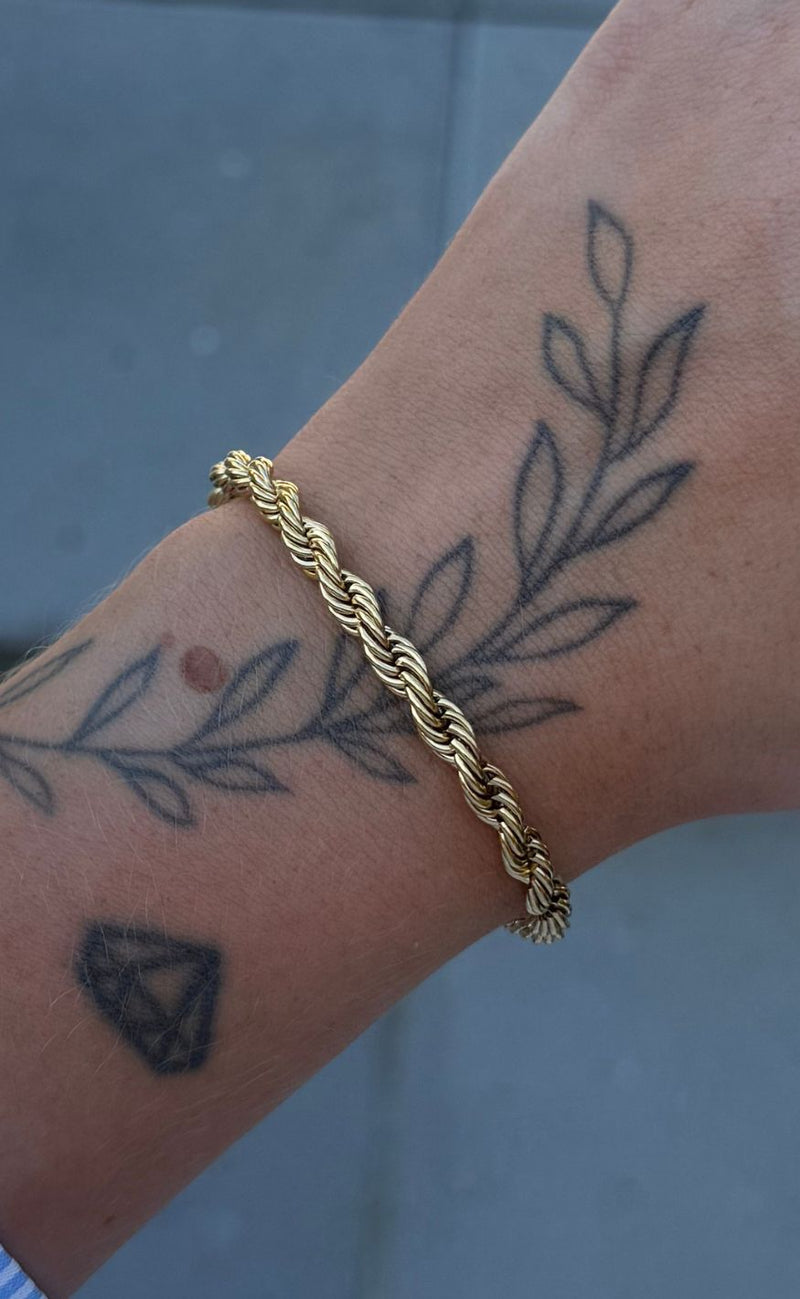 Smykkeli Copenhagen Armbånd - Sandra - Golden Colour