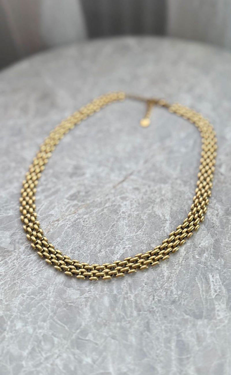 Smykkeli Copenhagen Halskæde - Faye - Gold Colour