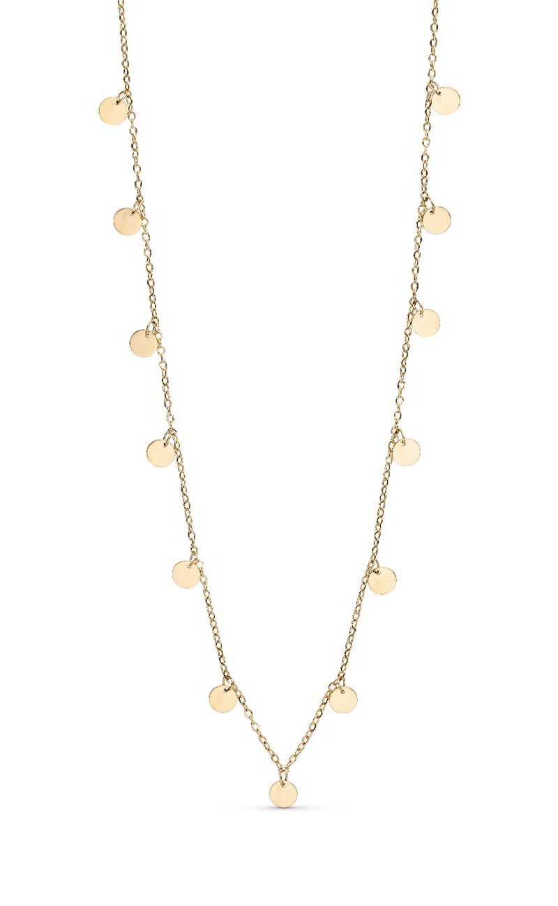 Smykkeli Copenhagen Halskæde - Shiny Drop - Gold Colour