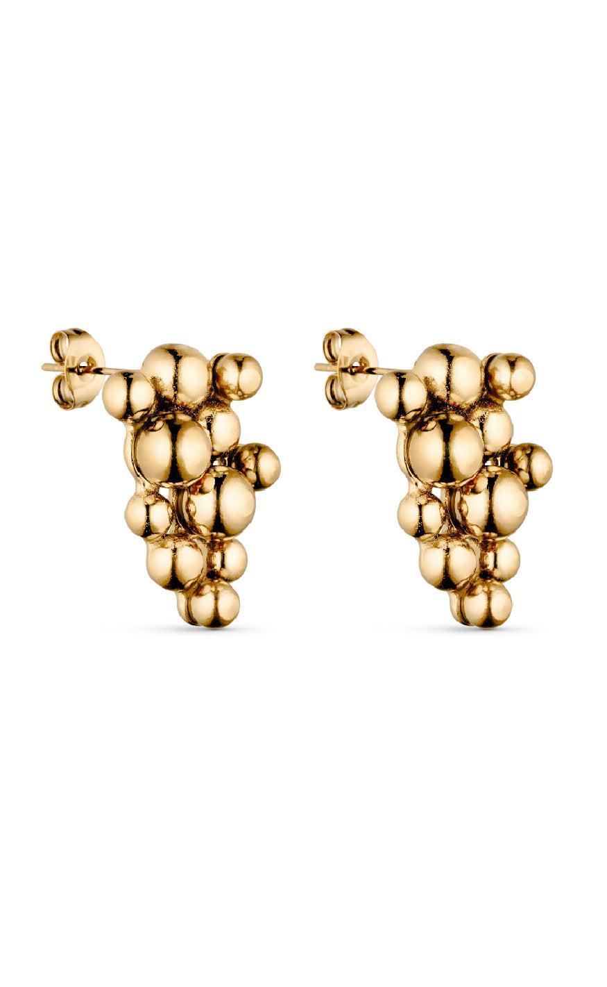 Smykkeli Copenhagen Øreringe - Bonbon - Gold Colour